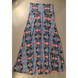 Lularoe Maxi Skirt‎ Sz Small Geometric Print